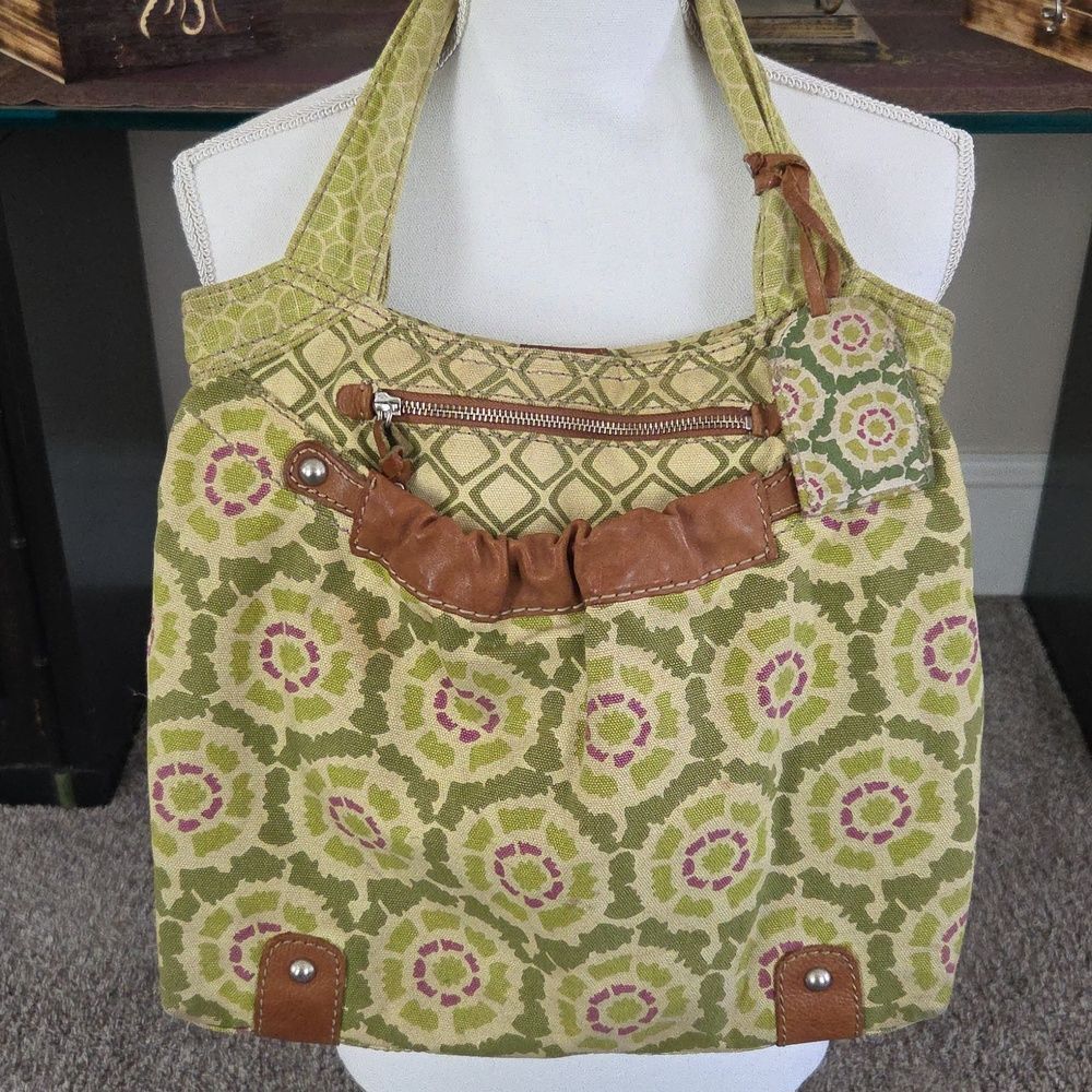 Fossil Canvas Shoulder Bag
